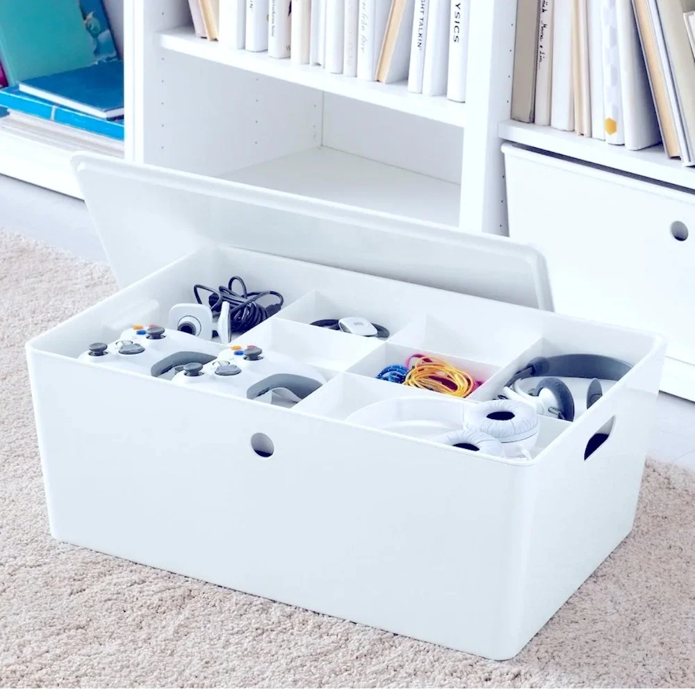 IKEA Kuggis Drawer Organizer Tray White for Jewelry Makeup Office School Desk